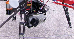 Installation PI LightWeight on a drone together with GoPro HD camera.